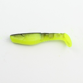 ВИБРОХВОСТ Manns Predator 55 мм, черная спина, салатовый (М-045 BB FCH) - 1 шт.