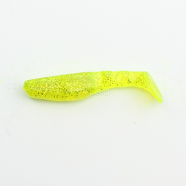 ВИБРОХВОСТ Manns Predator 55 мм, салатовый прозрачный с зеленой блесткой (М-045 CHGBF) - 1 шт.