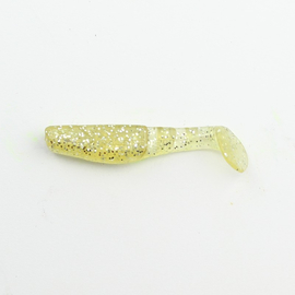 ВИБРОХВОСТ Manns Predator 55 мм, прозрачный с блесткой (М-045 MFCL) - 1 шт.