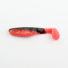 ВИБРОХВОСТ Manns Predator 70 мм, черная спина, розовый с блесткой (М-056 BB MFEP) - 1 шт.