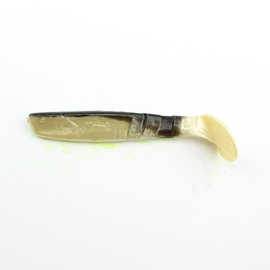 ВИБРОХВОСТ Manns Predator 115 мм, черная спина, перламутровый (M-077 BB PL) - 1 шт.