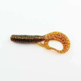 Твистер Manns Twister 80 мм, моторное масло с блесткой (M-013 MFMO) - 1 шт.