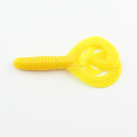 Твистер Manns Twister 70 мм, салатовый (M-023 FCH) - 1 шт.