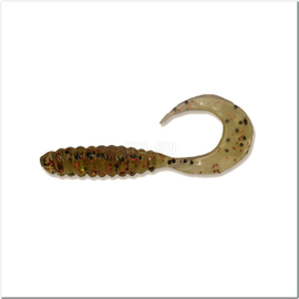 Твистер Manns Twister 40 мм, моторное масло с черно-красной блесткой (M-036 WARF) - 1 шт.