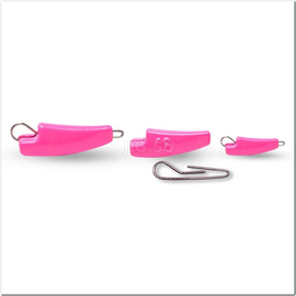 ГРУЗИЛО «Проходимец» люминесцентное розовое (8 г), пр-во Украина - 1 шт.