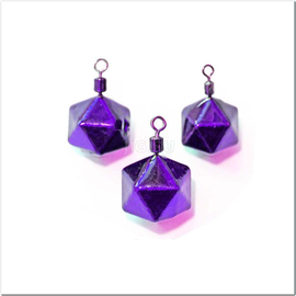 ГРУЗИЛО «Джиг-риг гранёный» с вертлюгом фиолетовое (8 г), пр-во Украина - 1 шт.