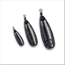 ГРУЗИЛО «Ленивец» с вертлюгом черное (20 г), пр-во Украина - 1 шт.