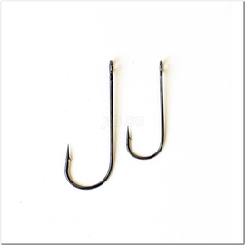 Фото КРЮЧОК одинарный S-57 с большим ухом №3/0 (47 мм, d пров. - 1,1 мм), пр-во Украина - 1 шт.